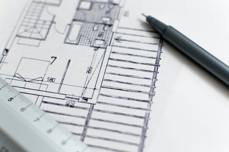 Architect plan for HDC remodeling project